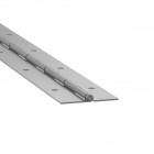 Punched Zinc Plated Steel Piano Hinge - 44.45mm Wide